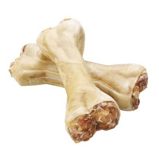 2 CHEW BONES WITH BULL PIZZLE FILLING