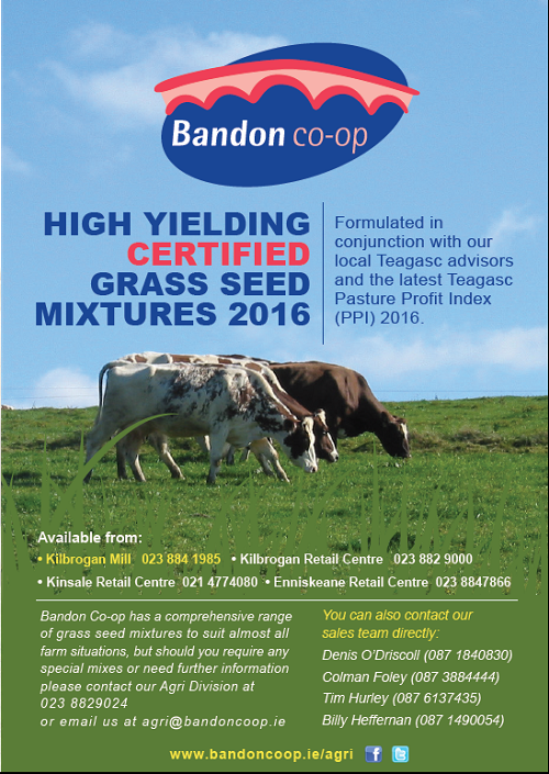 New Grass Seeds Mixtures for 2016 now available