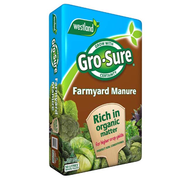 WESTLAND GRO-SURE FARMYARD MANURE - 50 LTR