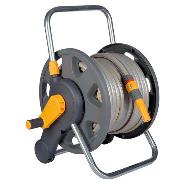 HOZELOCK 60MT CART REEL WITH 50MT STRONG HOSE