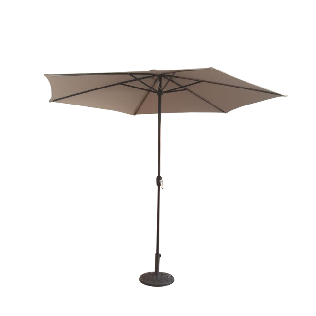 3M TAUPE PARASOL WITH CRANK