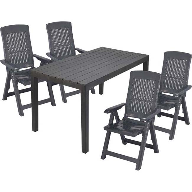 RELAXER 4 SEATER DINING SET