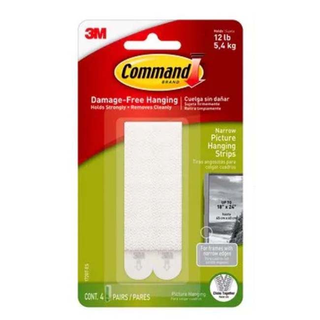 COMMAND NARROW PICTURE HANGING STRIPS 