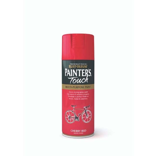 RUSTOLEUM PAINTERS TOUCH SPRAY PAINT GLOSS CHERRY RED 400ML