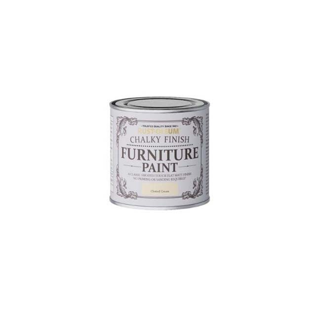 RUSTOLEUM CHALKY FINISH FURNITURE PAINT CLOTTED CREAM 125ML
