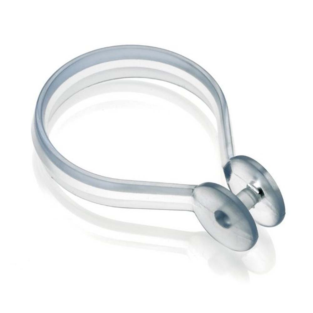 CROYDEX SHOWER CURTAIN BUTTON RINGS CLEAR