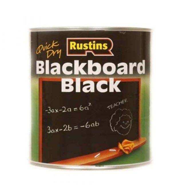 RUSTINS BLACKBOARD PAINT BLACK 1LTR
