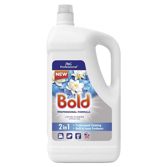 BOLD PROFESSIONAL WHITE LILY AND CRYSTAL RAIN 100 WASH 5 LTR