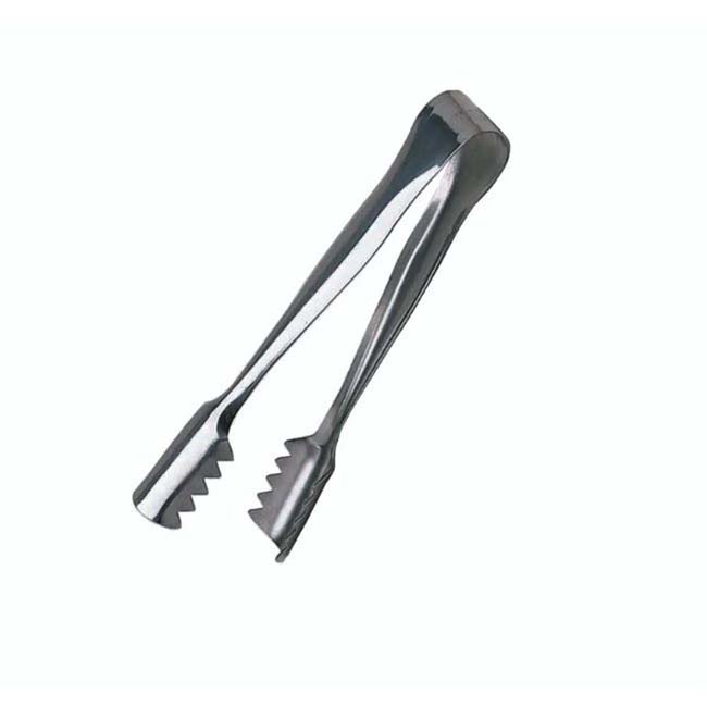 STAINLESS STEEL ICE SERVING TONGS 16CM