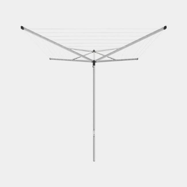 BRABANTIA ESSENTIAL ROTARY CLOTHES LINE WITH GROUND TUBE 40M