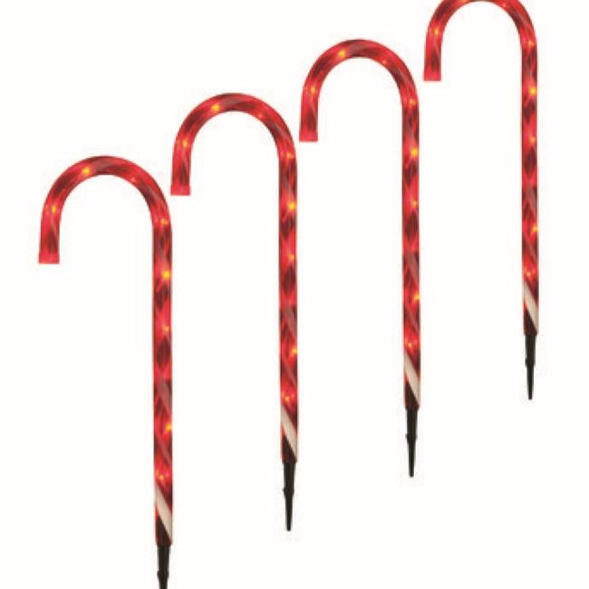 CANDY CANE STAKE LIGHTS 52CM