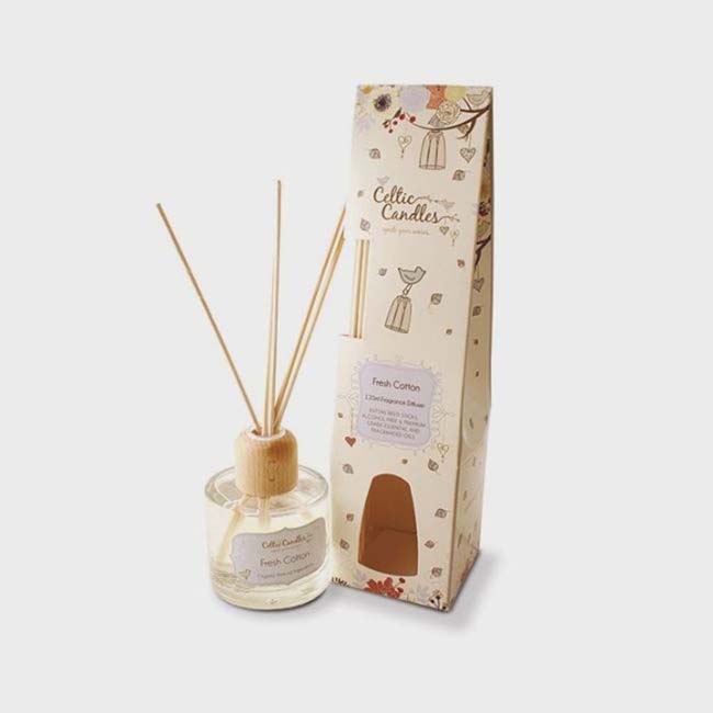 CELTIC CANDLES REED DIFFUSER FRESH COTTON
