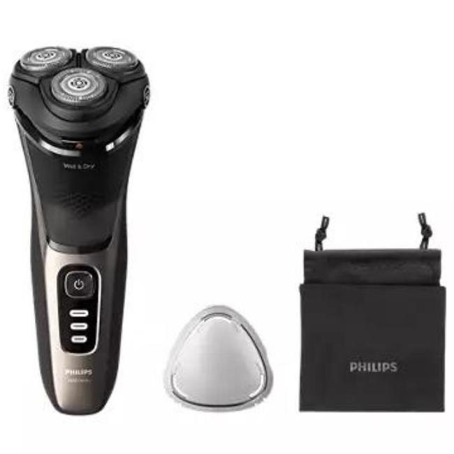 PHILIPS SERIES 3000 S3242/12 WET & DRY ROTARY SHAVER 