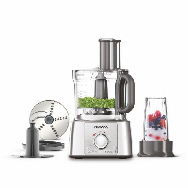 KENWOOD MULTIPRO EXPRESS 2-IN-1 FOOD PROCESSOR SATIN SILVER FDP65.180SI