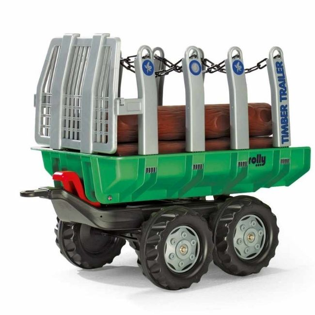 ROLLY TWIN AXLE TRAILER WITH LOGS