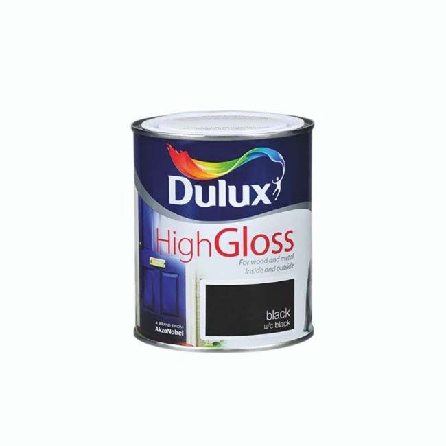 DULUX HIGH GLOSS BLACK 750ML