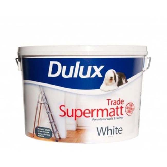 DULUX SUPERMATT WHITE 10LTR