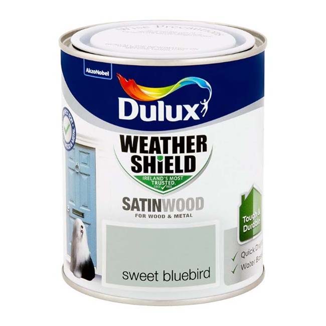 DULUX EXTERIOR SATINWOOD SWEET BLUEBIRD 750ML