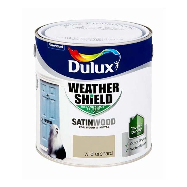 DULUX EXTERIOR SATINWOOD WILD ORCHARD 2.5LTR