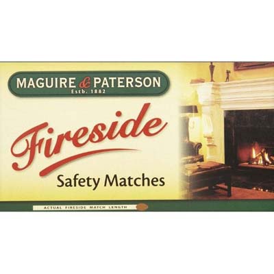MAGUIRE & PATERSON FIRESIDE SAFETY MATCHES 