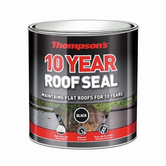 THOMPSONS 10 YEAR ROOF SEAL BLACK 4LTR