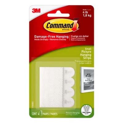 COMMAND PICTURE HANGING STRIPS SMALL
