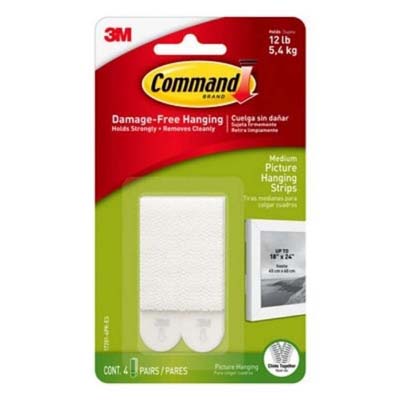 COMMAND PICTURE HANGING STRIPS MEDIUM