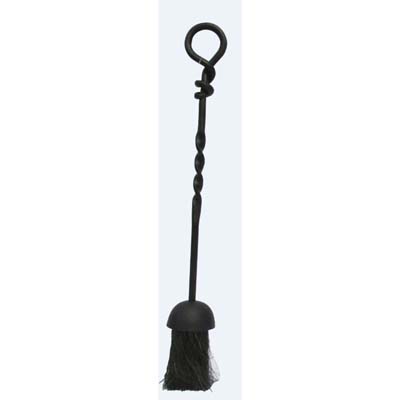 fireplace accessories coal ash brush 16" loop top replacement companion brush 