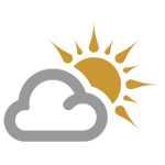 few clouds