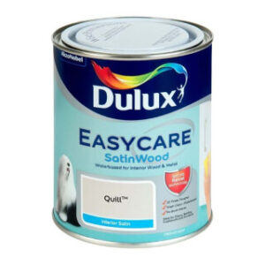 DULUX EASYCARE SATINWOOD QUILL 750ML