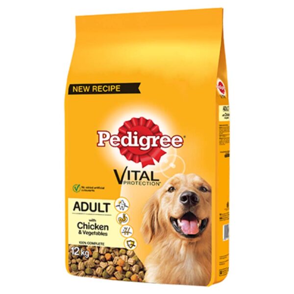 PEDIGREE COMPLETE CKN/RE/VEG 12KGS