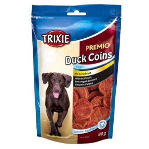 PREMIO DUCK COINS DOG TREATS 80G