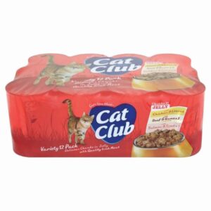CAT CLUB 400G CAN VARIETY 12 PK