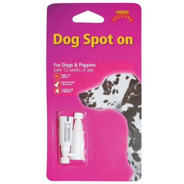 GULLIVERS LARGE DOG SPOT ON 4 WEEK X 12
