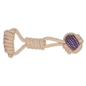 ROPEBALL WITH HANDLE 6CM/23CM