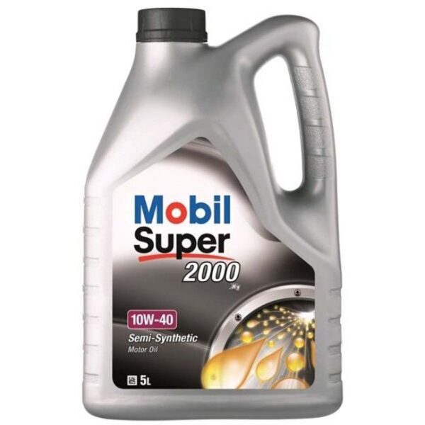 MOBIL 2000 SEMI SYNTHETIC 10W40 5LT