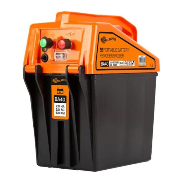 GALLAGHER BA40 BATTERY FENCE ENERGISER