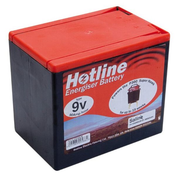 HOTLINE 90AMP SQUARE 9V BATTERY