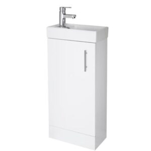 55CM WHITE VANITY UNIT