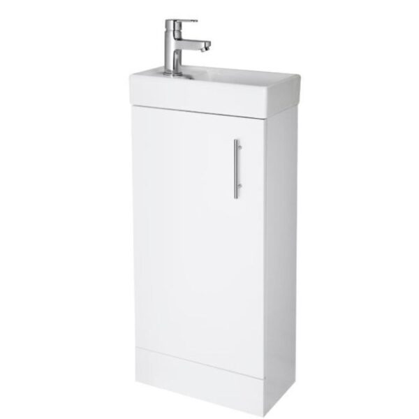 55CM WHITE VANITY UNIT