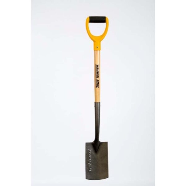 TRUE TEMPER BORDER SPADE WOOD HANDLE D GRIP