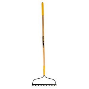 TT BOW RAKE WOODEN HANDLE - 16 TOOTH
