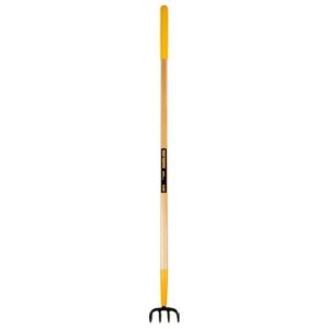 TRUE TEMPER CULTIVATOR 4 PRONG LONG WOOD HANDLE