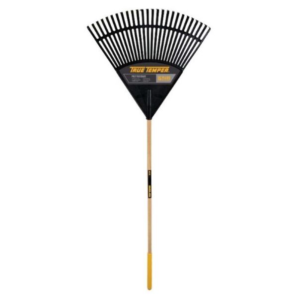 TRUE TEMPER POLY FAN LEAF RAKE 60CM 26 TOOTH