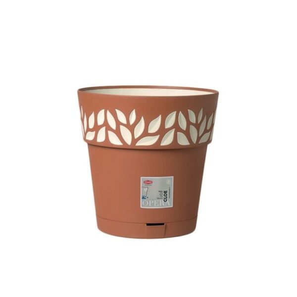 OPERA CLOE FLOWER POT 25CM BROWN - Image 2