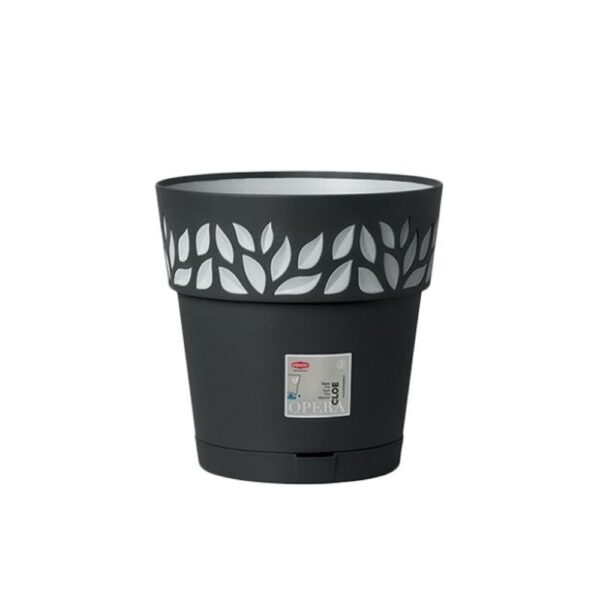 OPERA CLOE FLOWER POT 25CM GREY
