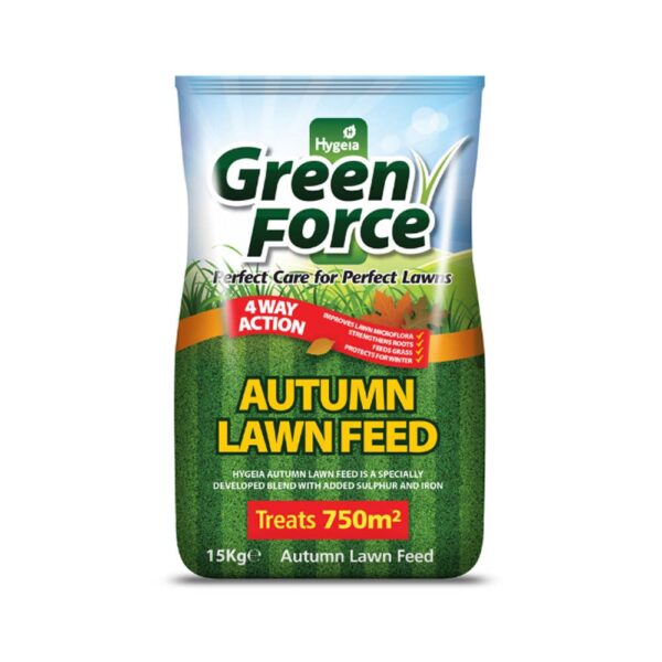 HYGEIA GREEN FORCE AUTUMN LAWN FEED - 15KG