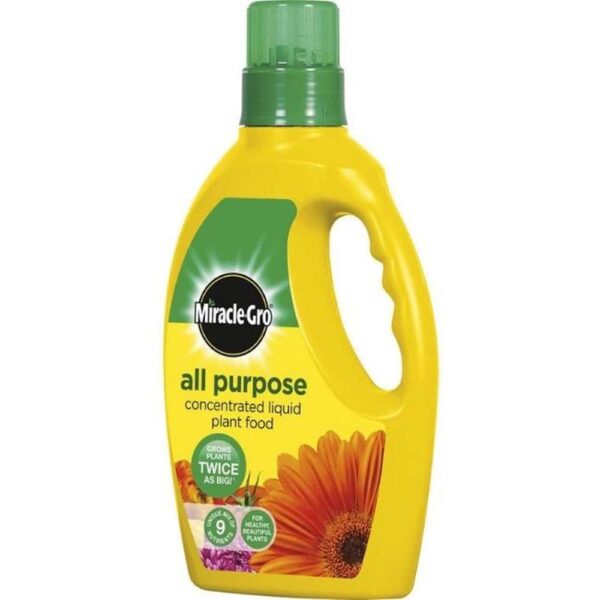 MIRACLE GROW ALL PURPOSE PLANT FOOD LIQUID 1LT