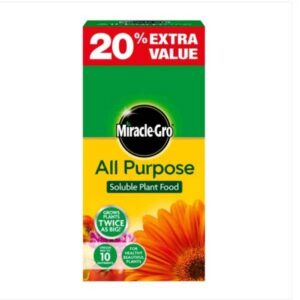 MIRACLE-GRO ALL PURPOSE SOLUBLE PLANT FOOD PLUS 20