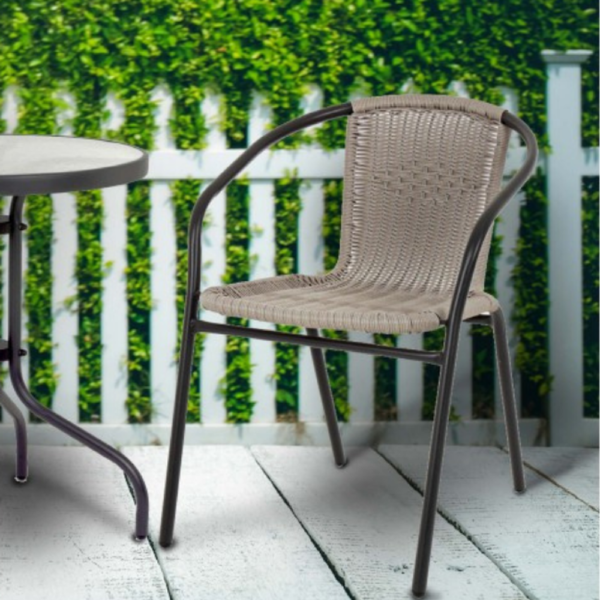 BISTRO RATTAN CHAIR BEIGE